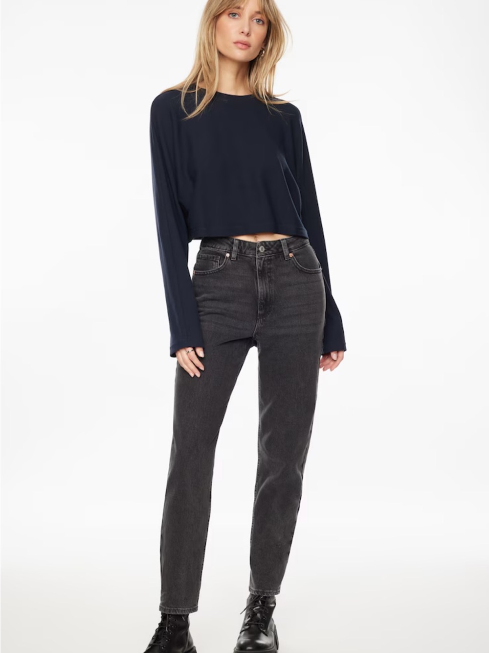 Women’s Black Washed Jeans